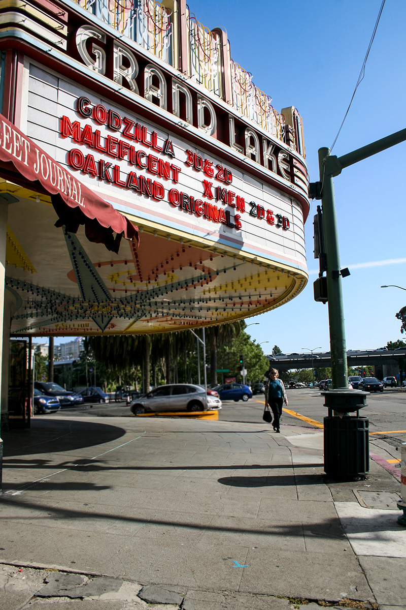 The Grand Lake sign with Oakland Originals<br />

